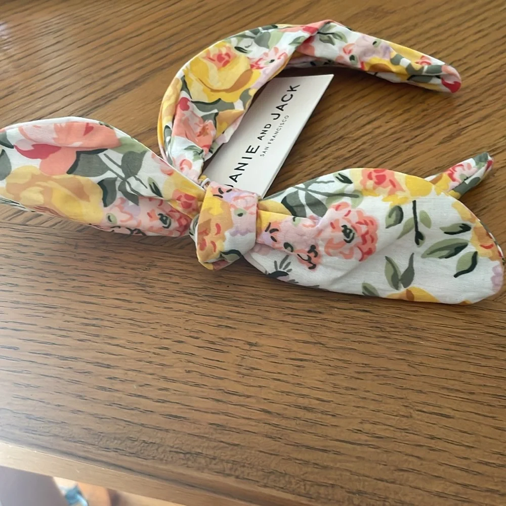 Janie and Jack Bow Headband Size Ages 1 to 3 Years Old NWT